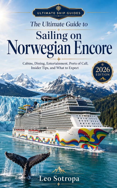 Cover of The Ultimate Guide to Sailing on Norwegian Encore by Leo Sotropa