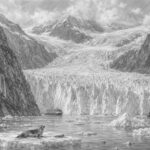 Illustration of Endicott Arm and Dawes Glacier seen on a cruise port day