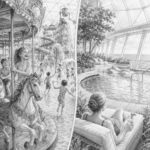 Illustration of families and kids enjoying Wonder of the Seas