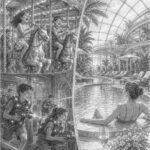 Illustration of families and kids enjoying Symphony of the Seas