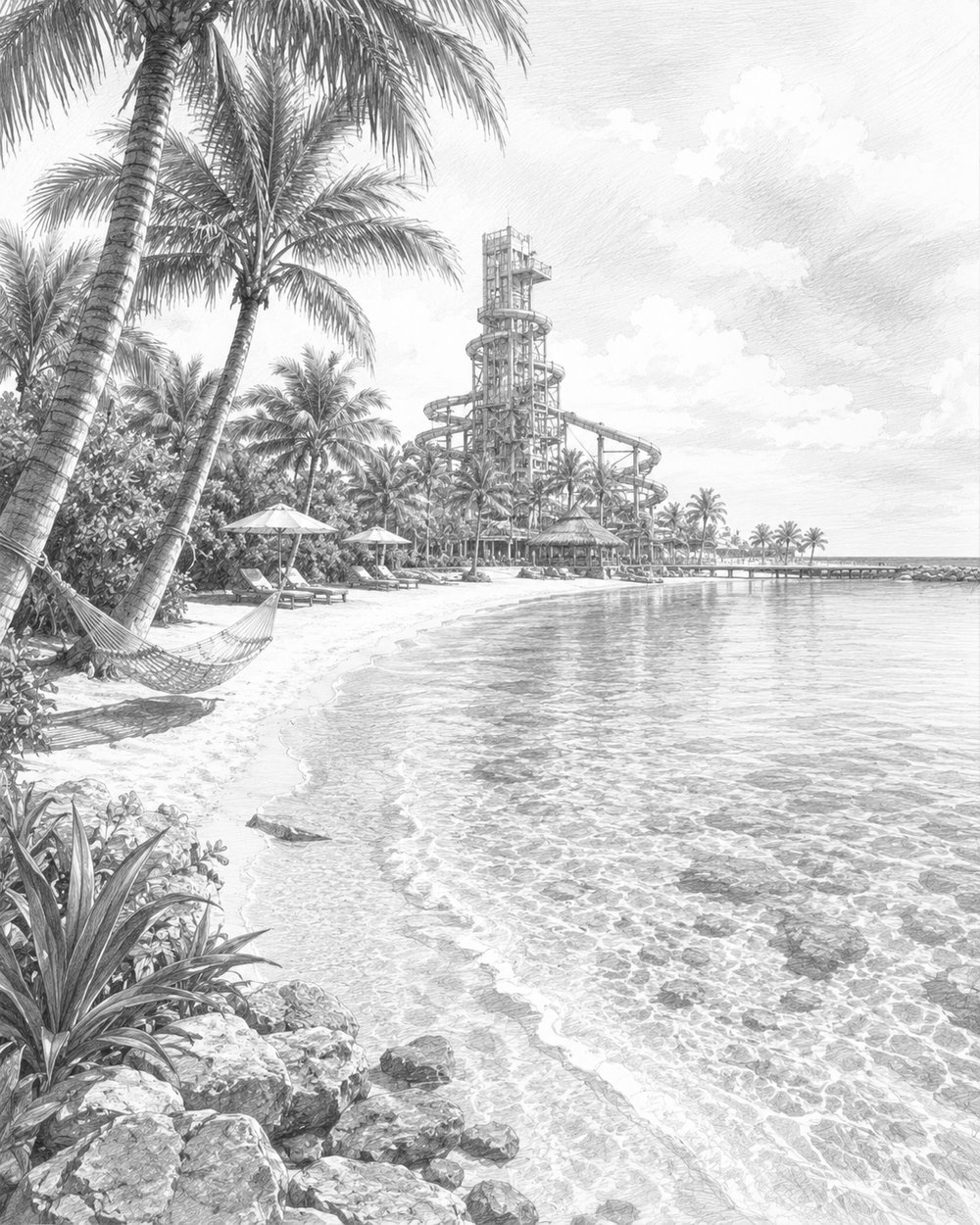 Illustration of Perfect Day at CocoCay seen on a cruise port day