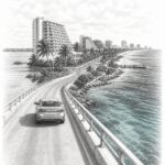 Cancun travel planning illustration