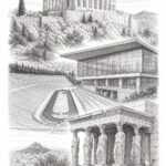 Athens travel planning illustration