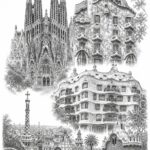 Barcelona travel planning illustration